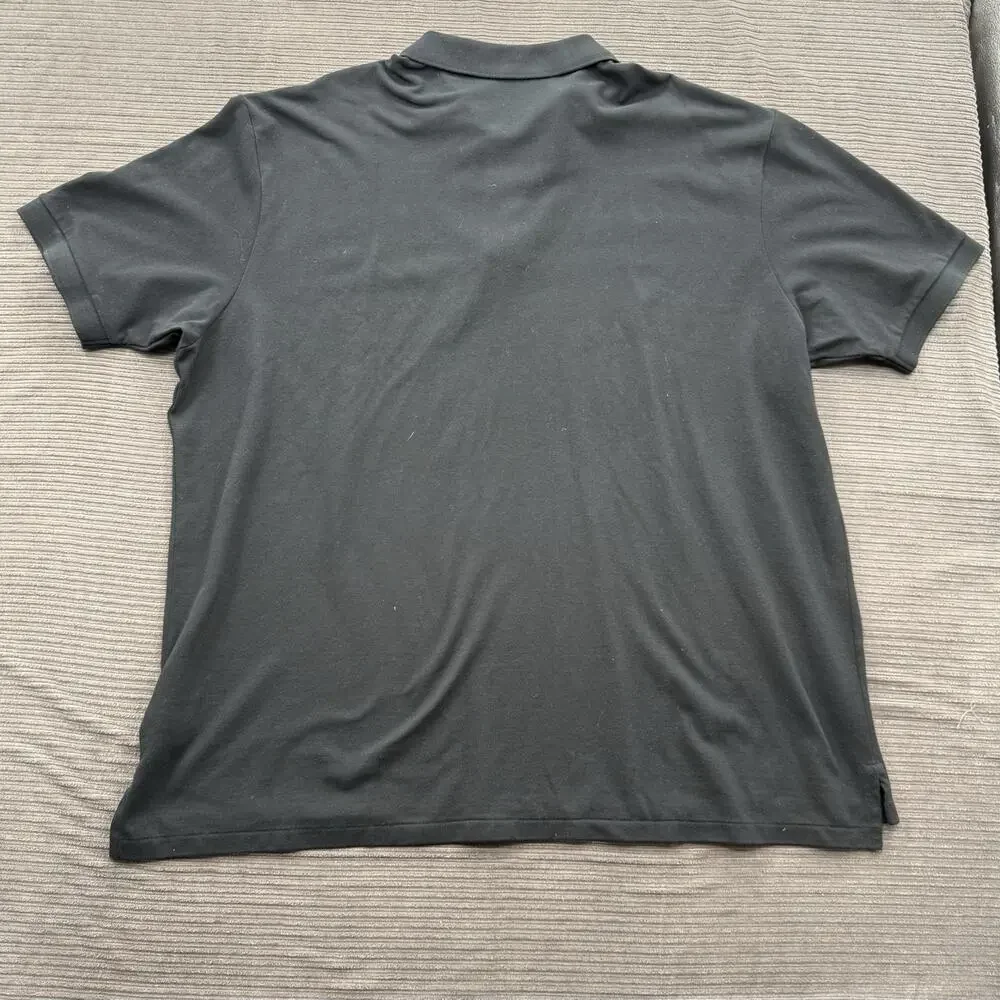 Polo Ralph Lauren Polo Shirt Men 4XB Black Cotton Golf Golfing Preppy Casual.